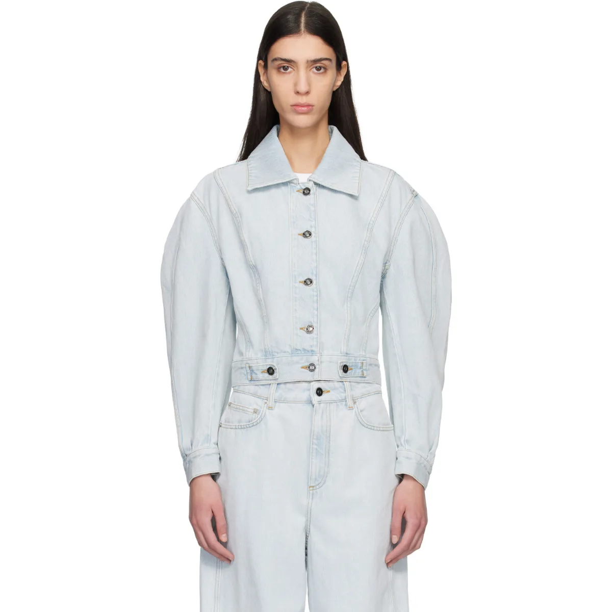 Back-To-Front Cocoon Denim Jacket