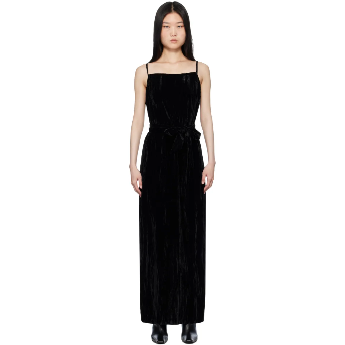 Cygnet Velvet Maxi Dress by Holzweiler