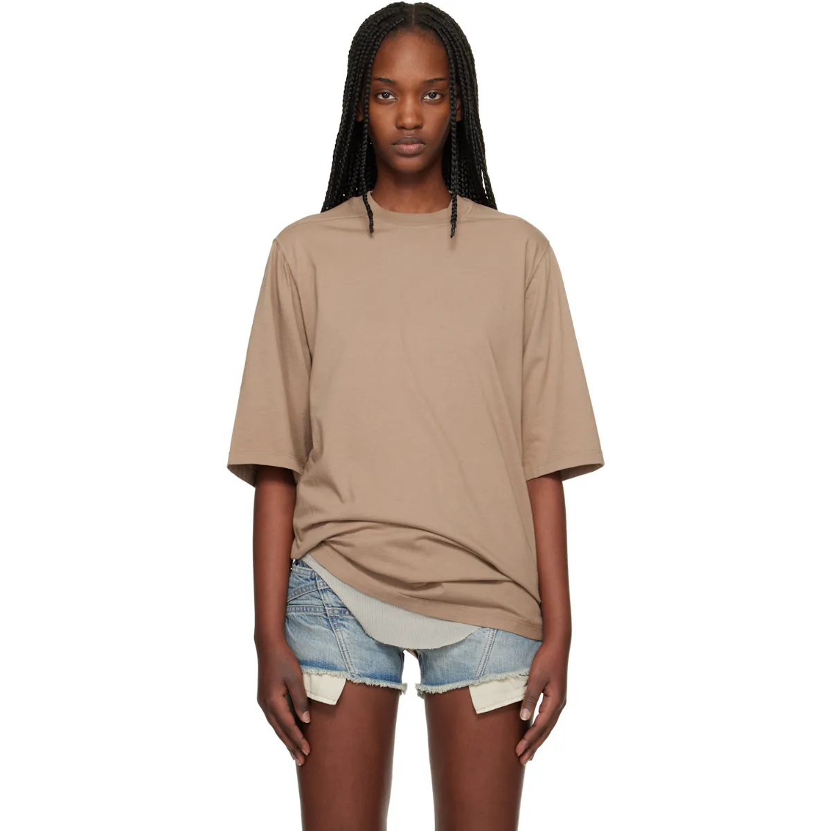 Temple Jumbo SS T-Shirt by Rick Owens DRKSHDW