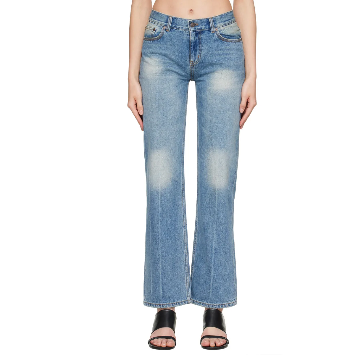 Low-Rised Straight Classic Jeans by TONYWACK