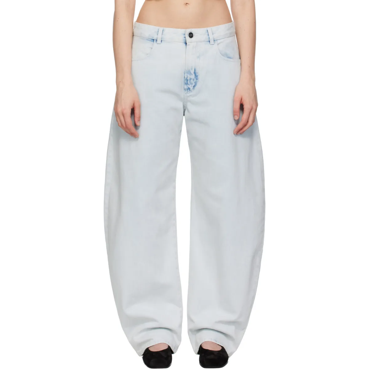 Low Waist Round Jeans