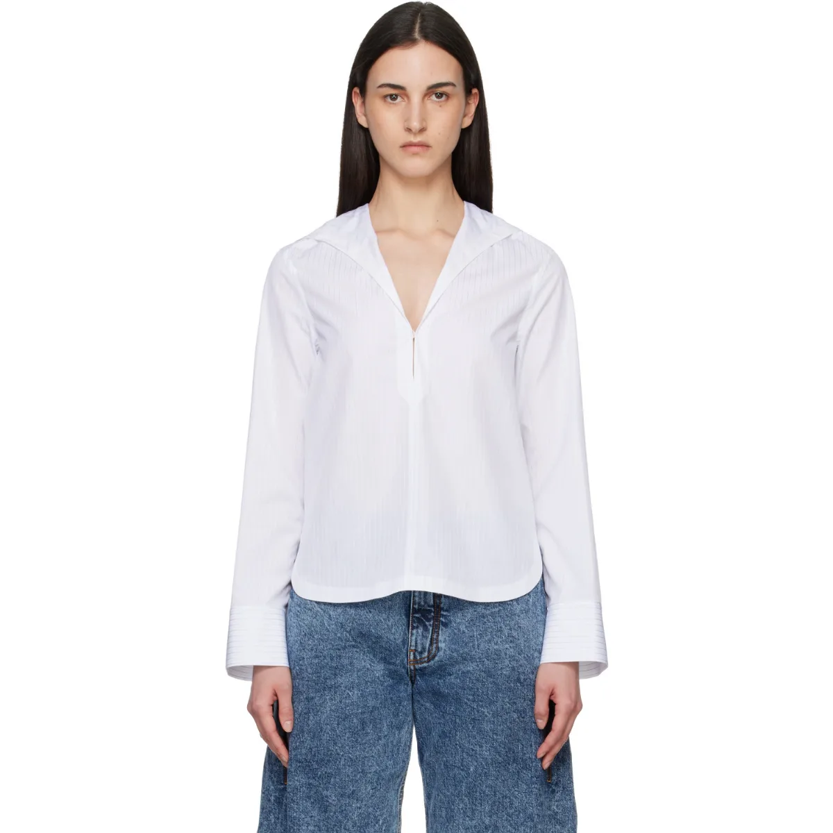 Hooded Poplin Shirt by ALAÏA
