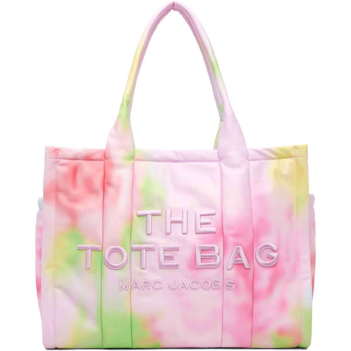 The Blurred Floral Large Puffy Nylon Tote by Marc Jacobs
