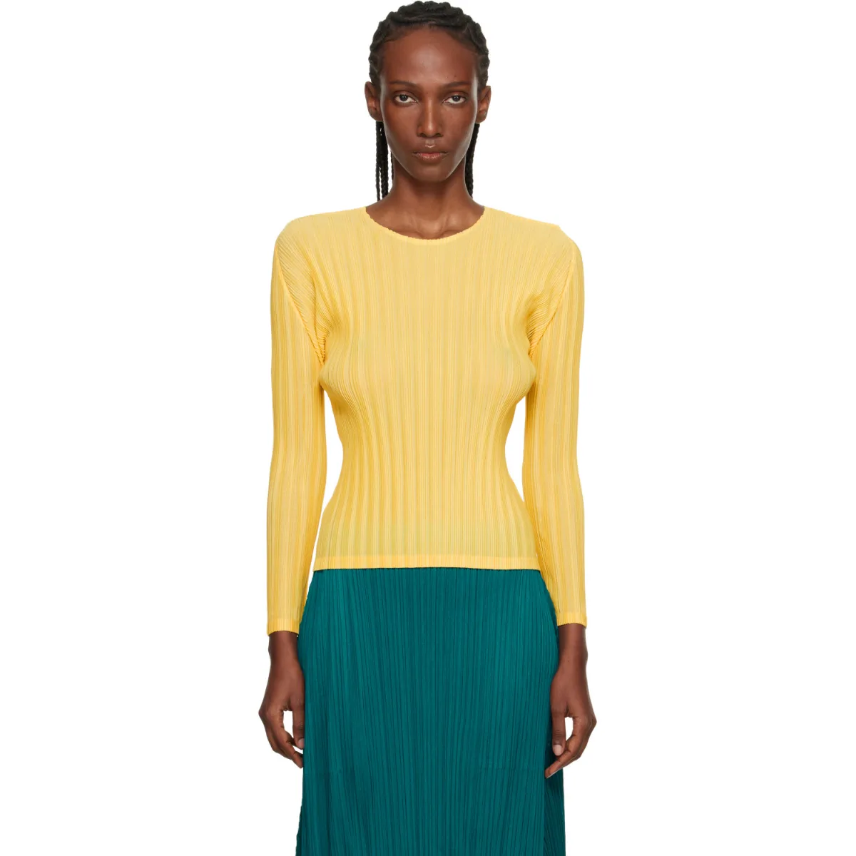 Rib Pleats January T-Shirt by PLEATS PLEASE ISSEY MIYAKE