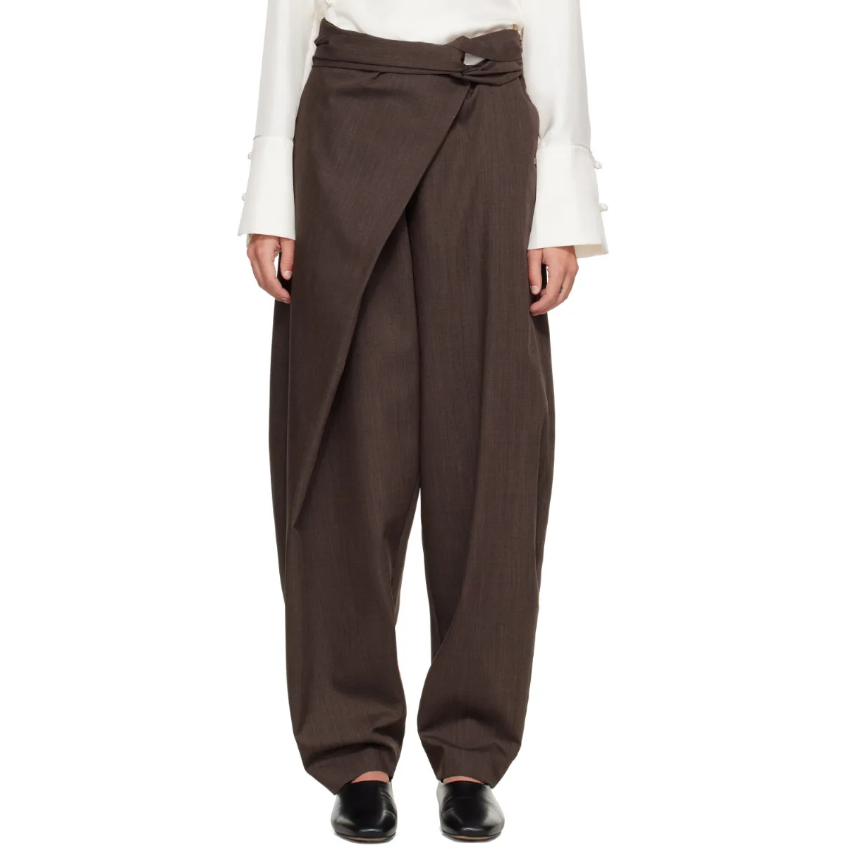 Sarong Knot Trousers by Róhe