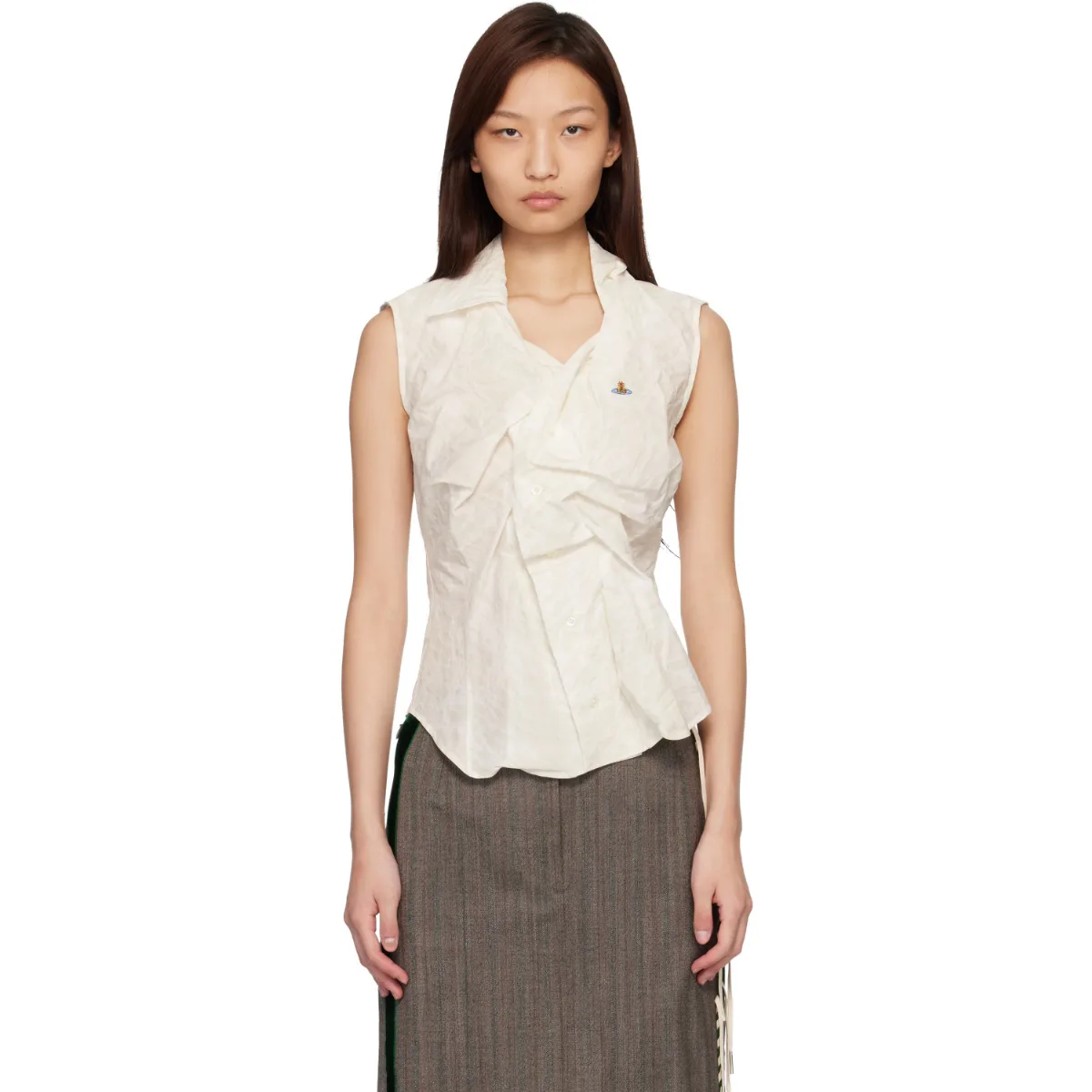 Short Sleeve Drunken Shirt by Vivienne Westwood
