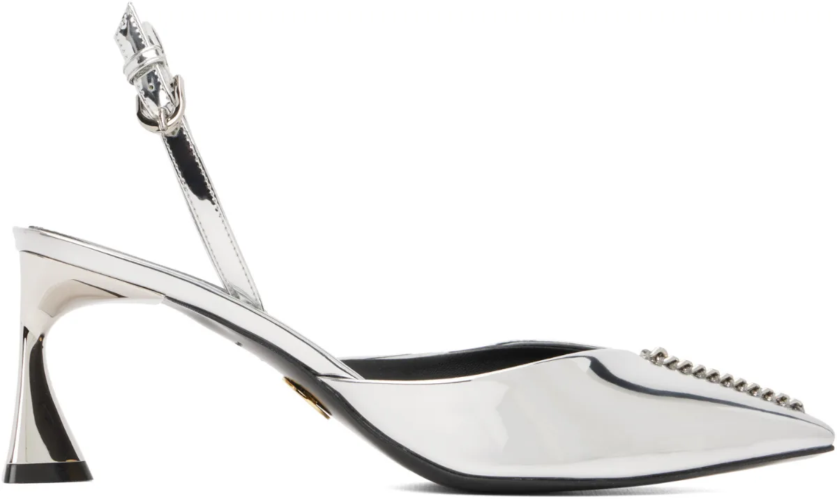 Elsa Patent Slingback Heels