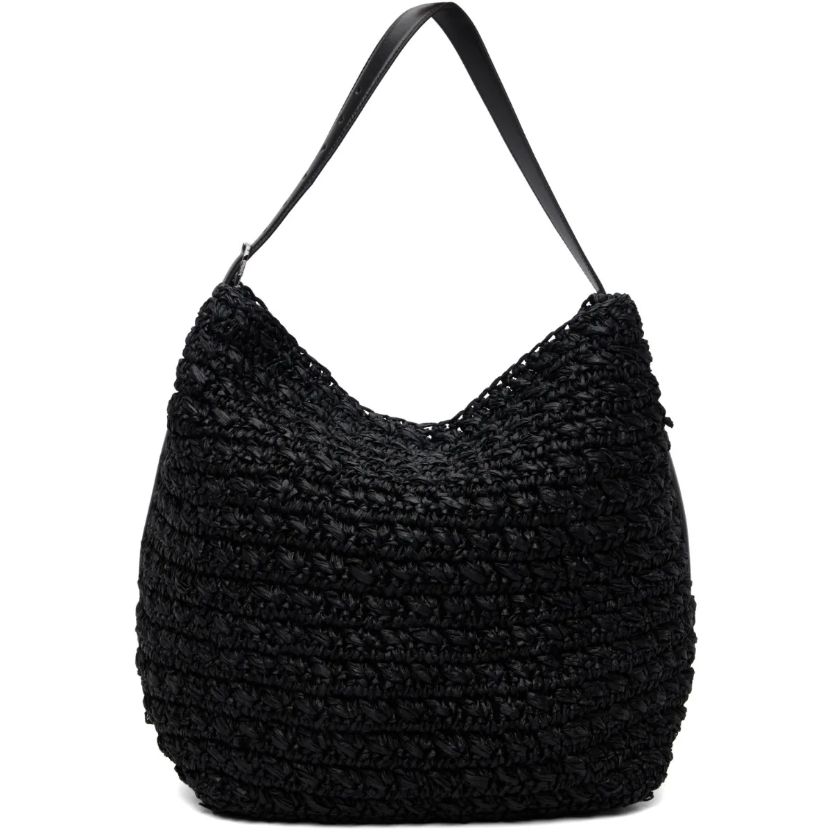 Belted Raffia Tote by TOTEME