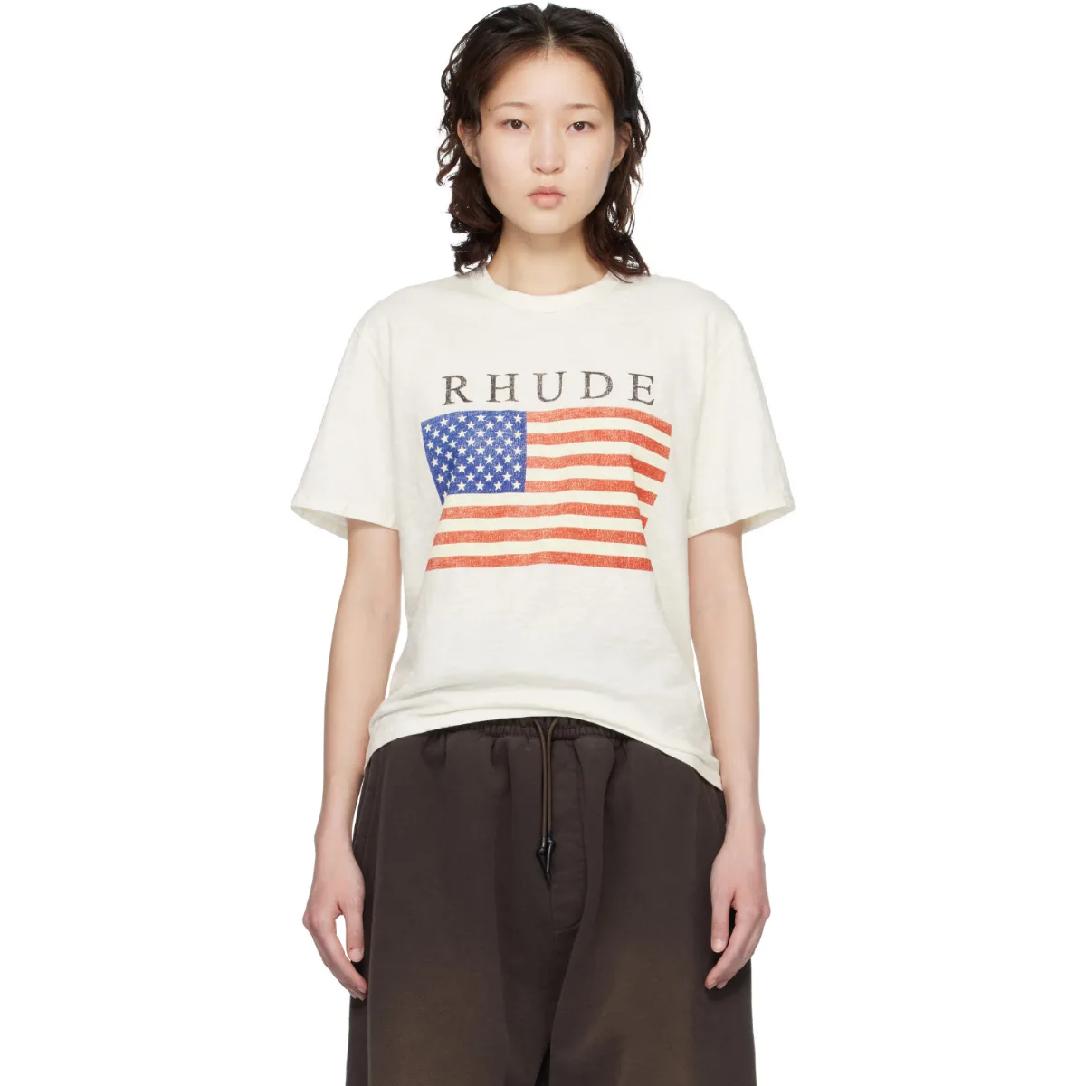 USA Flag Slub T-Shirt by Rhude