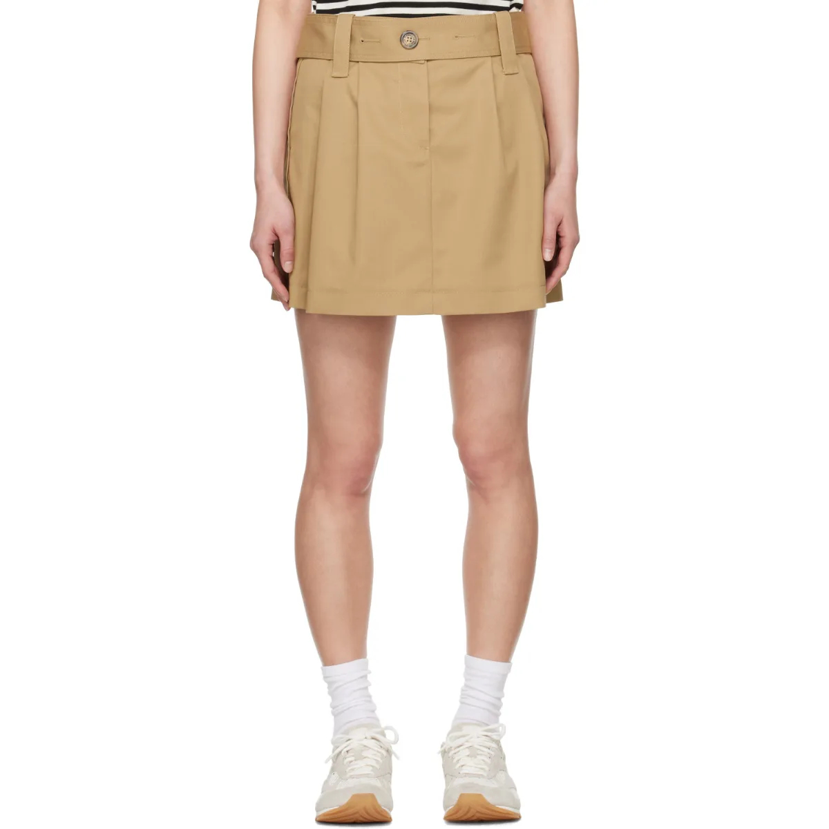 Pleated Miniskirt
