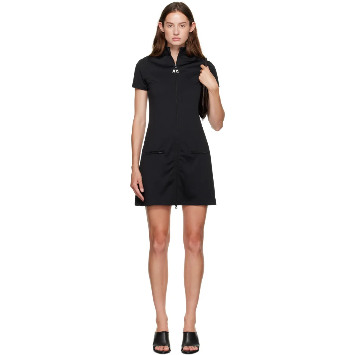 Interlock Tracksuit Minidress by Courrèges