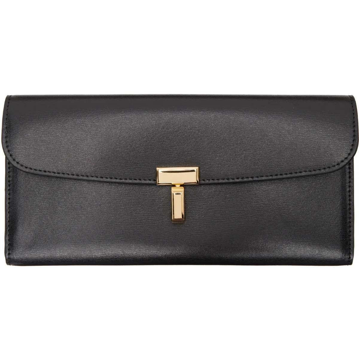 T-Lock Leather Wallet by TOTEME