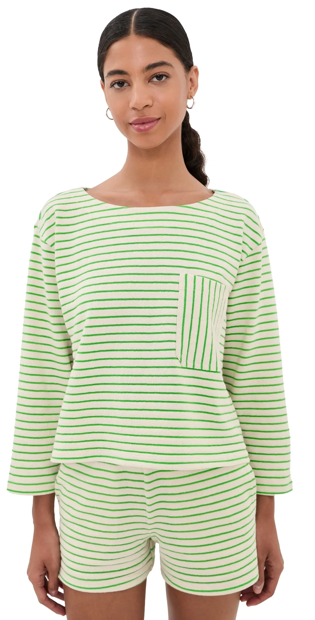 Easy Striped Pullover by ASKK NY