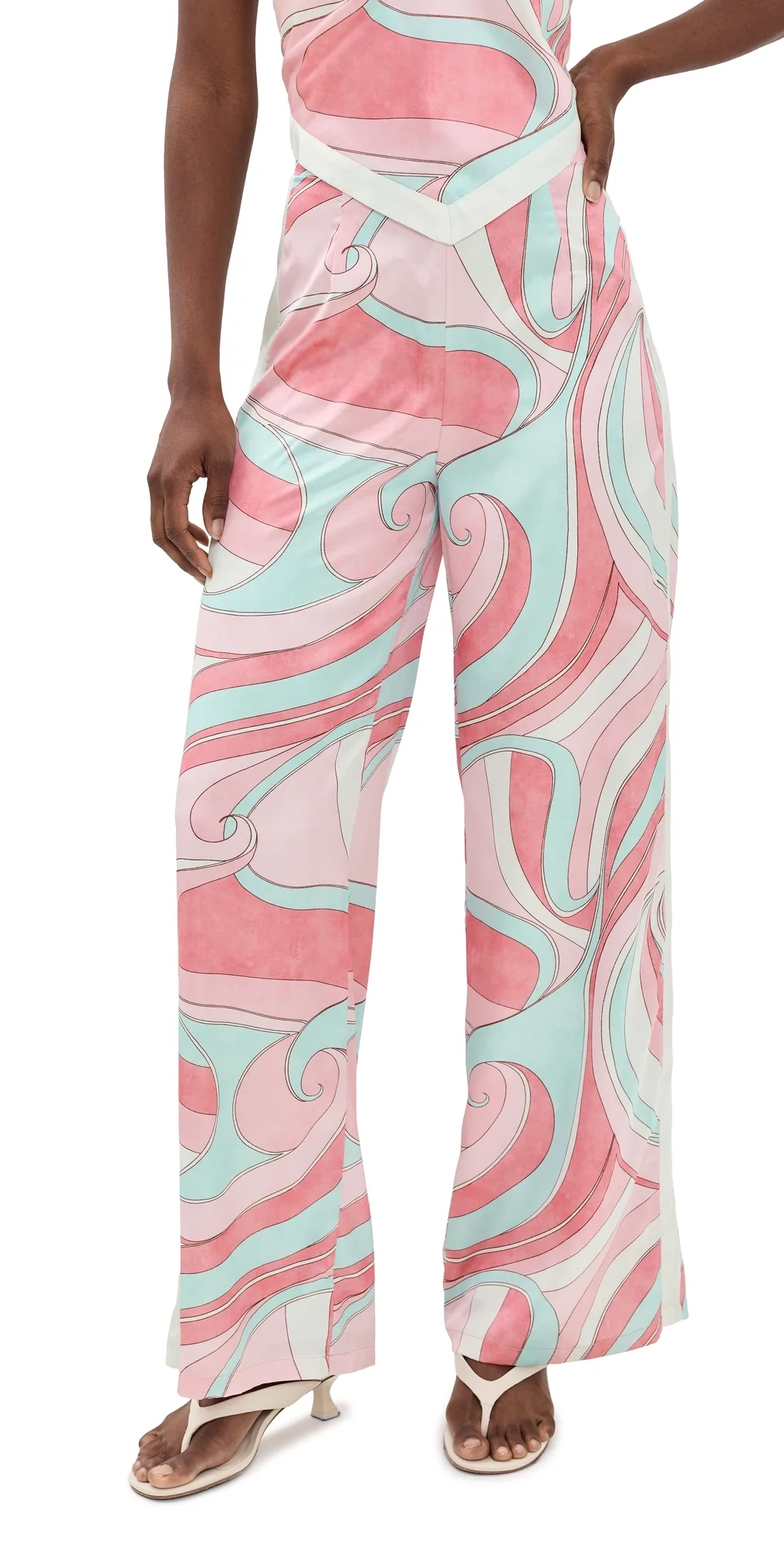 Milani Relaxed Satin Pants by Runaway the Label