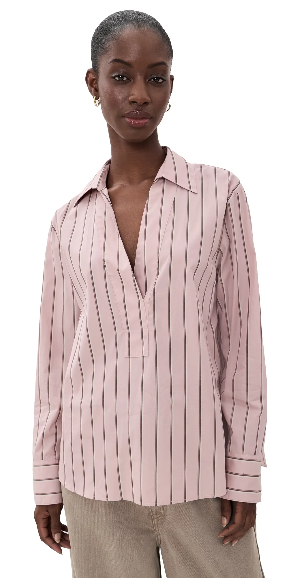 Relaxed Popover Blouse by Vince