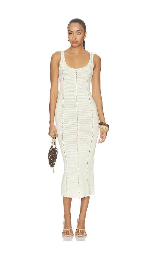 Caleyna Faux Pearl Dress by Tularosa