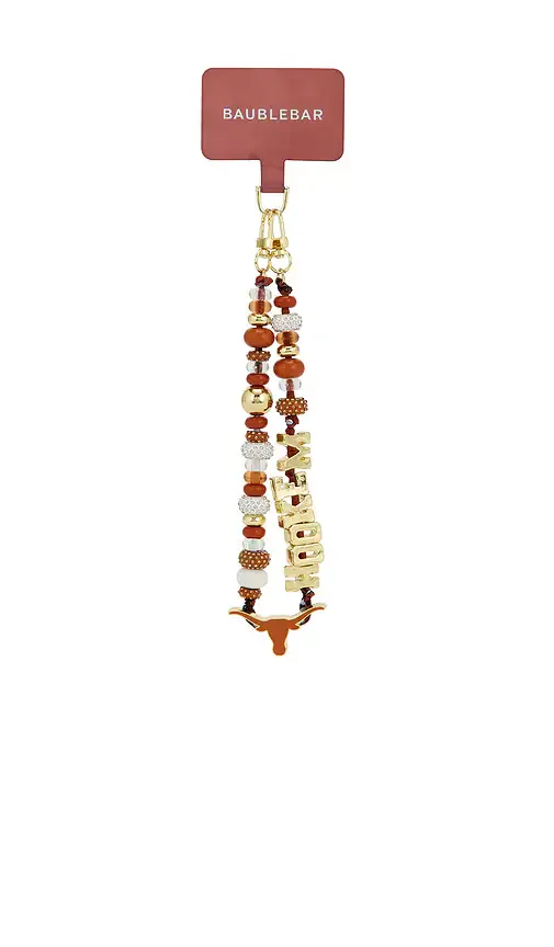 University of Texas at Austin Beaded Phone Strap by BaubleBar