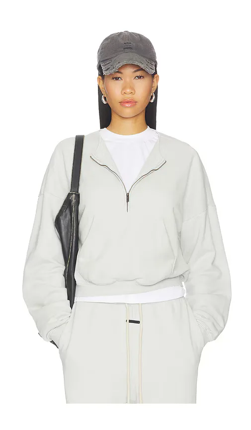 Relaxed Half Zip Sweater by Fear of God ESSENTIALS