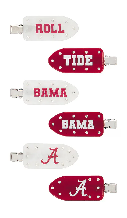 University of Alabama Hair Clip Set by BaubleBar