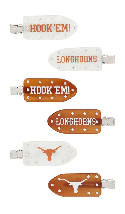 University of Texas at Austin Hairclip Set by BaubleBar