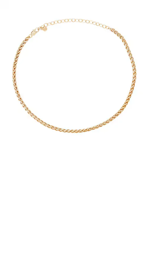 Golden Weave Necklace by Ettika