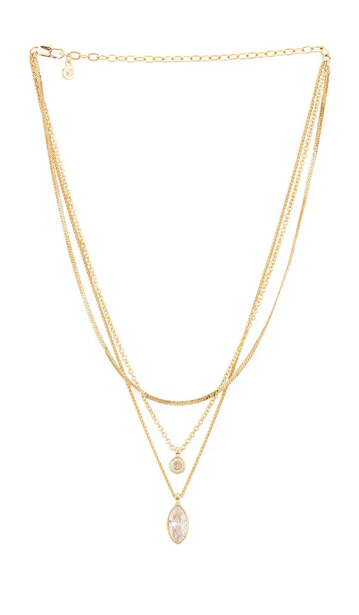 Classic Multi Stone Pendant by Ettika