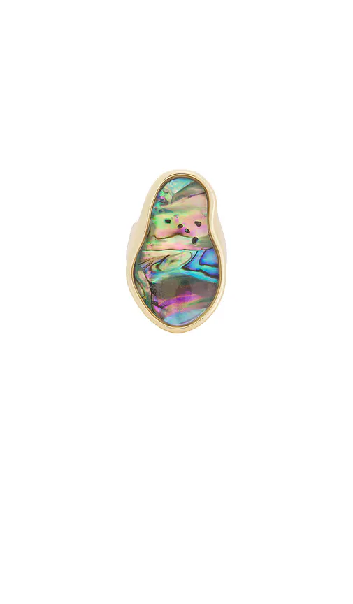 Abalone Hidden Gem Ring by Ettika