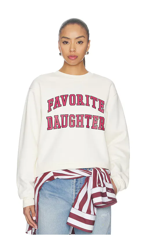 The Collegiate Classic Sweatshirt by Favorite Daughter
