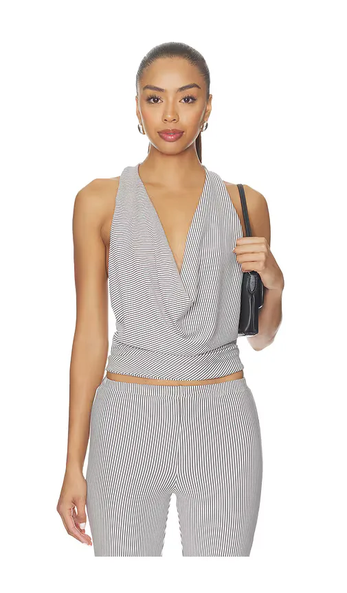Libbie Drape Top by superdown