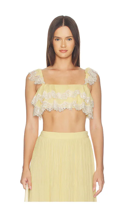 Ruffle Top by HEMANT AND NANDITA