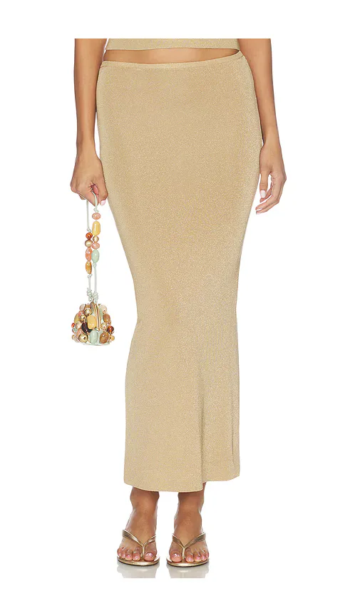 Nyla Shimmer Midi Skirt by NBD