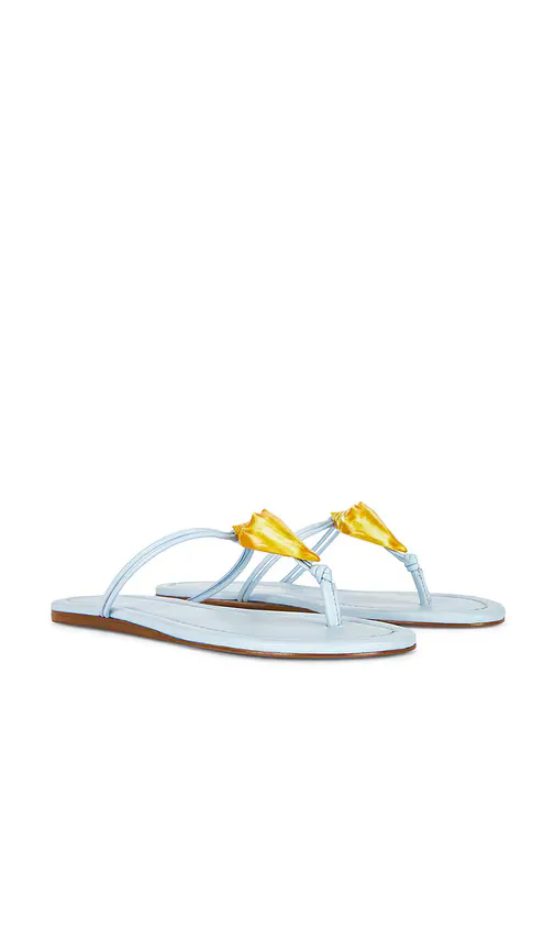 Shell Flat Sandal by FARM Rio