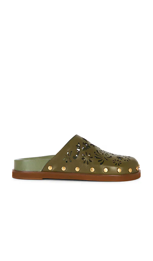 Lace Leather Anatomic Mule by FARM Rio