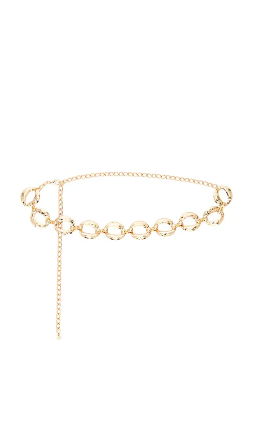 Hammered Rings Belt by Ettika