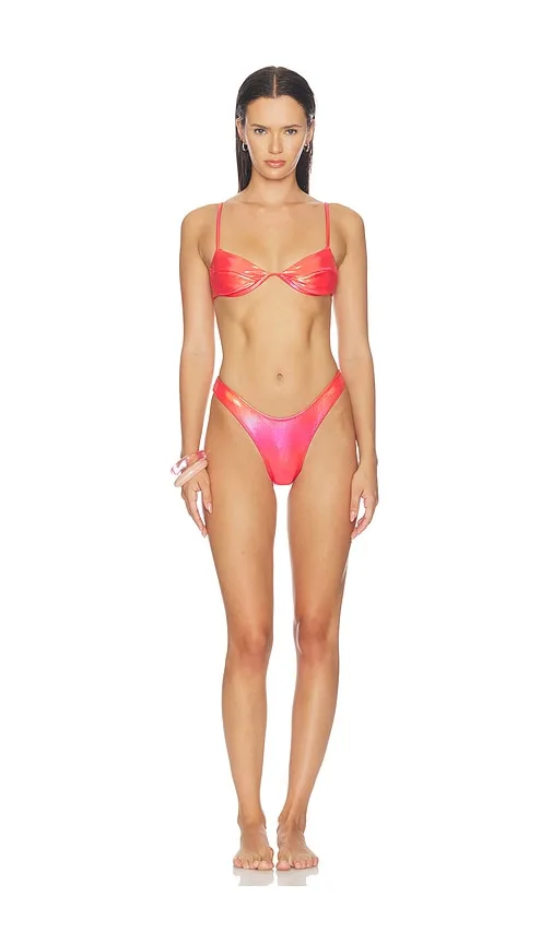 Latex Splash Apple Bikini Set