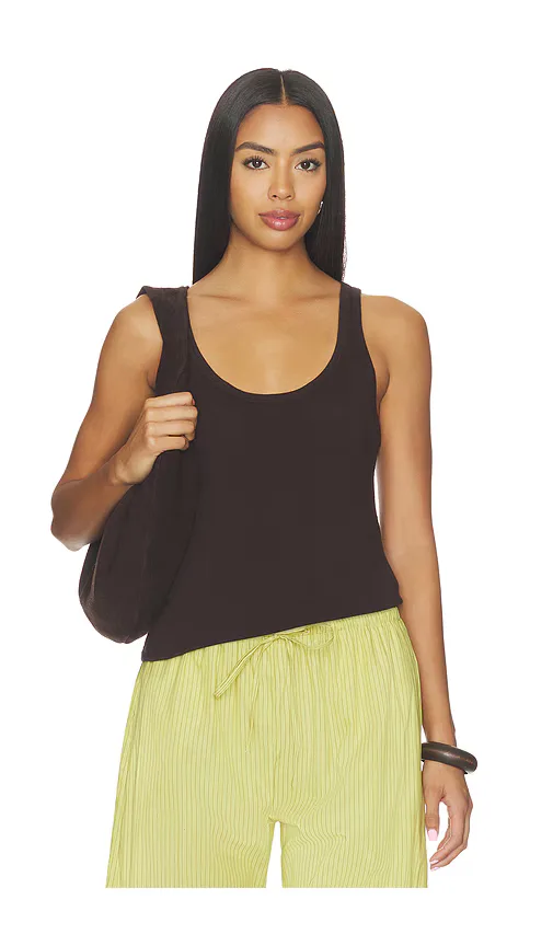 Laura Scoop Neck Tank by LESET