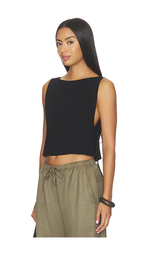 Ari Boatneck Tie Top by LESET