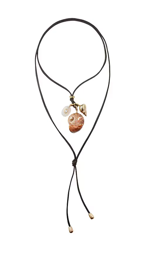 Area Charm Wrap Necklace by Eliou