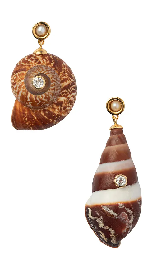 Caracol Earrings by Eliou