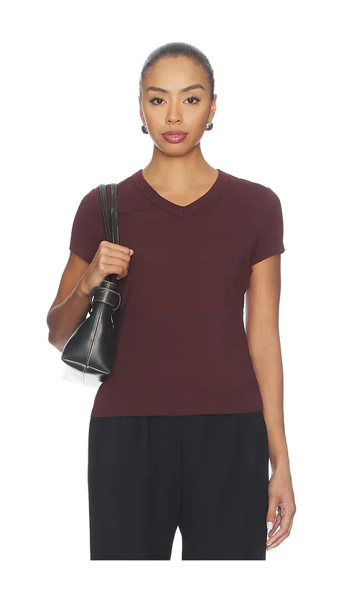 Devin V-Neck Tee by Veronica Beard