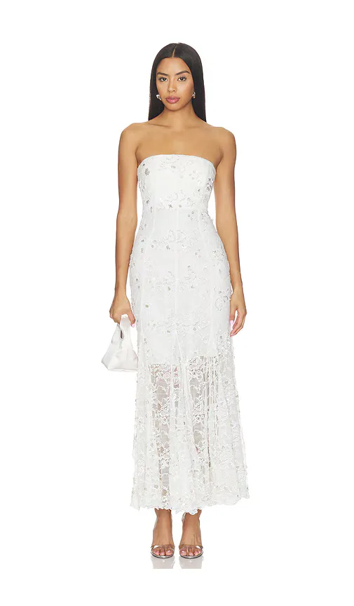 Ballet Rose Midi Dress by LA FUORI