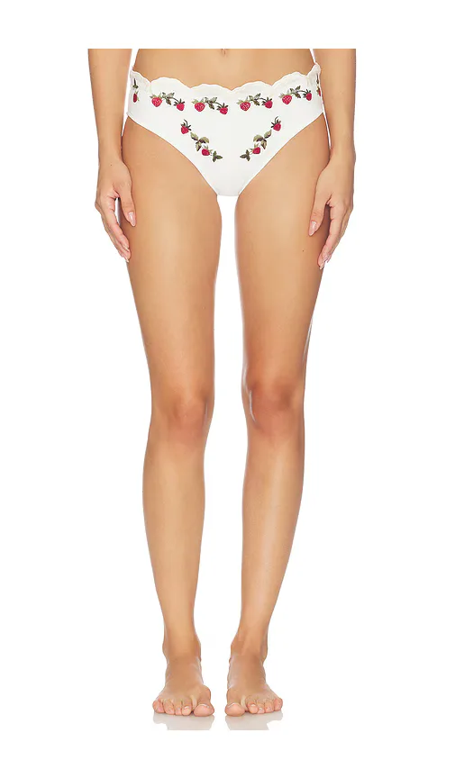 Bindi Strawberry Scallop Bikini Bottom by Sea