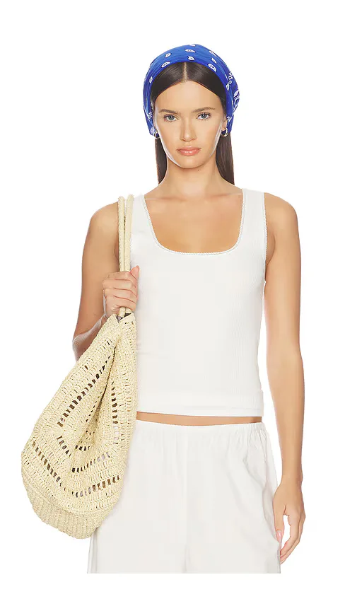 Del Rey Pointelle Tank Top by THE UPSIDE