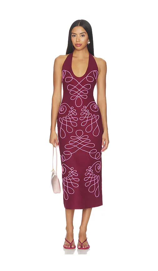 Lera Midi Dress by The Wolf Gang
