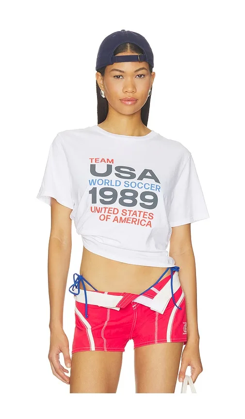 Team Usa World Soccer Tee by Sunny Somewhere