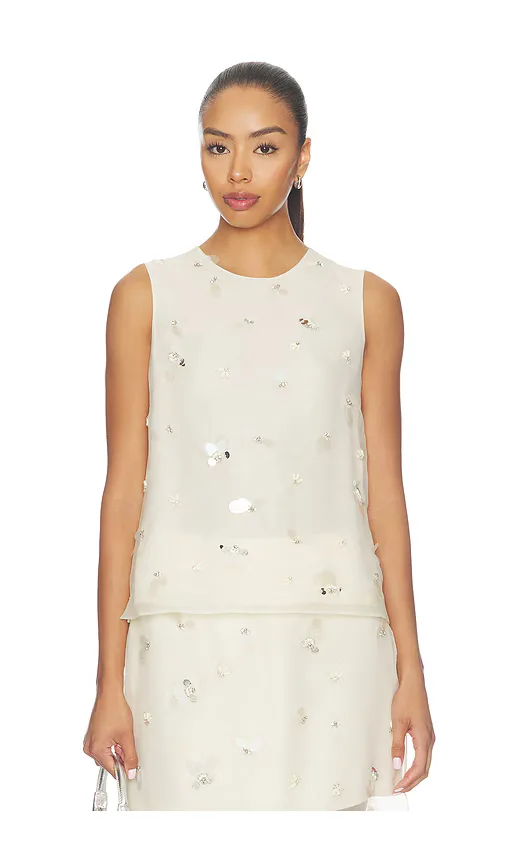 Celia Sleeveless Top by SIMKHAI