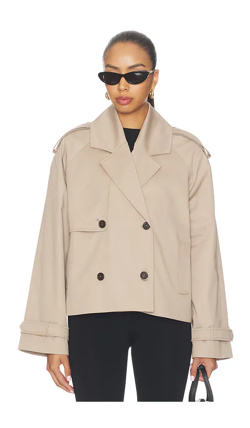 Rickie Cropped Trench by ANINE BING