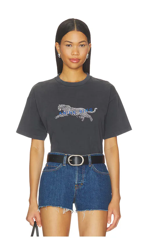Cade Tee Leopard by ANINE BING