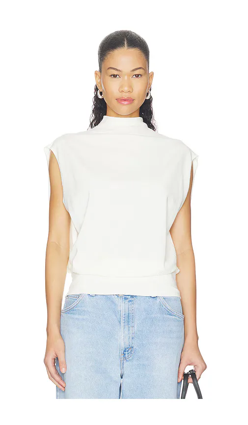Juli Draped Cape Top by SIMKHAI
