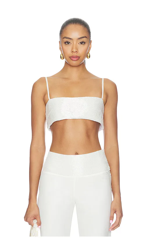 Iris Hand Beaded Bralette by ASTA RESORT